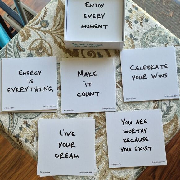 Stoke Quotes Inspirational Card Set - Picture 6 of 6